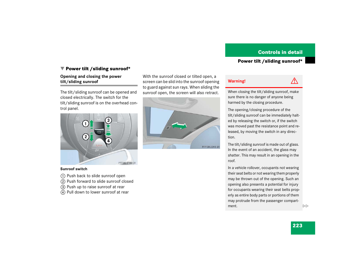 Mercedes-Benz 2005 E 320 CDI User Manual | Page 225 / 506