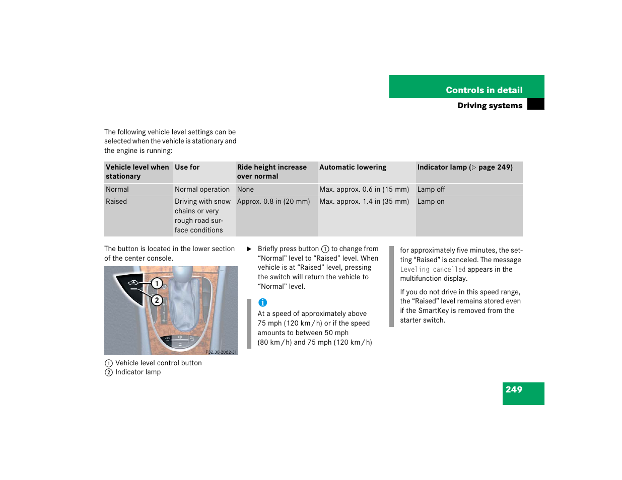 Mercedes-Benz 2005 E 320 CDI User Manual | Page 251 / 506