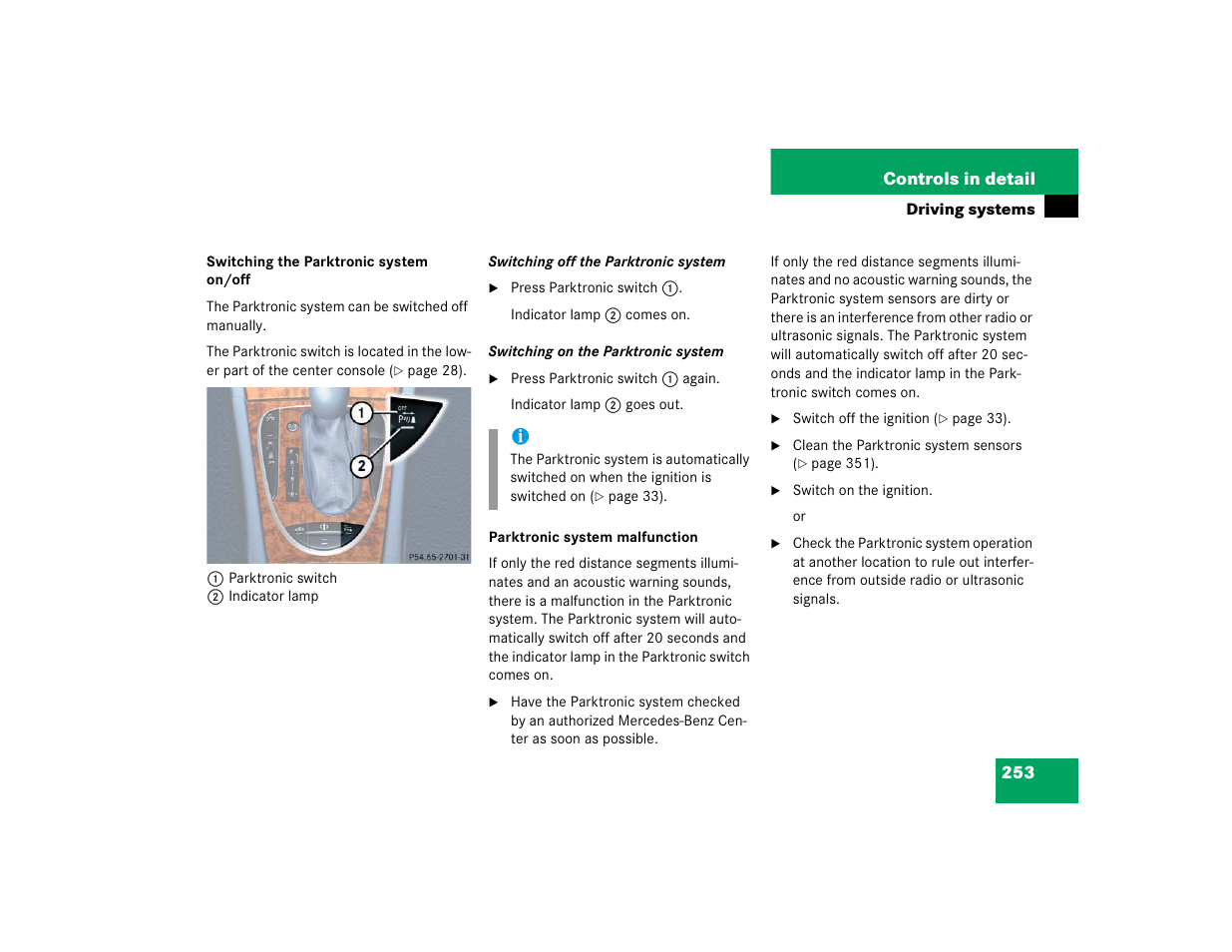 Mercedes-Benz 2005 E 320 CDI User Manual | Page 255 / 506