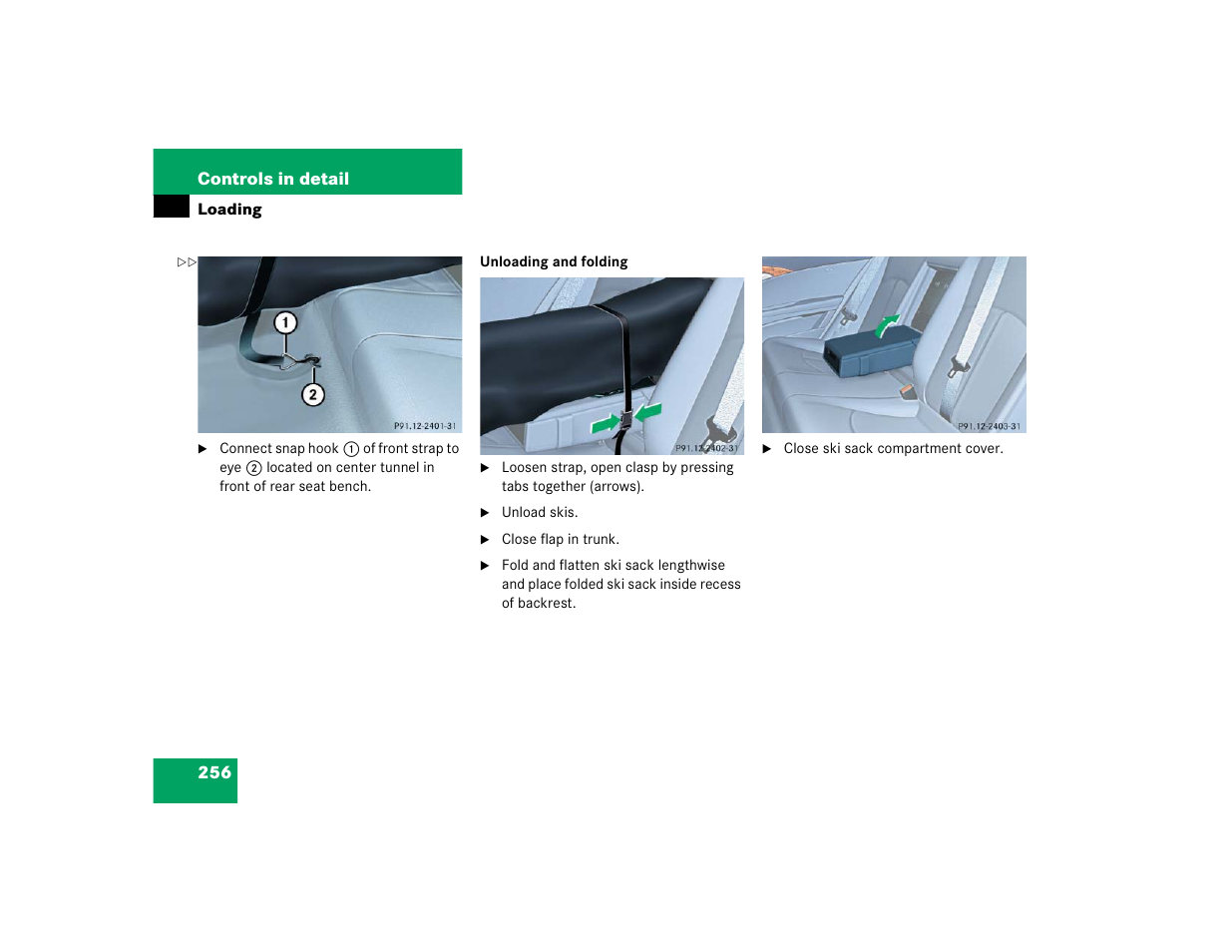 Mercedes-Benz 2005 E 320 CDI User Manual | Page 258 / 506