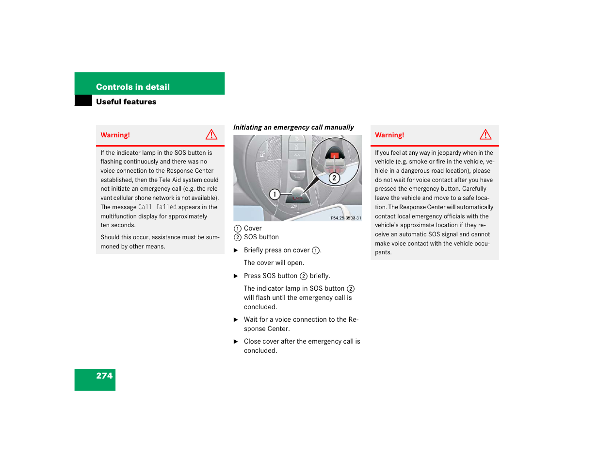 Mercedes-Benz 2005 E 320 CDI User Manual | Page 276 / 506