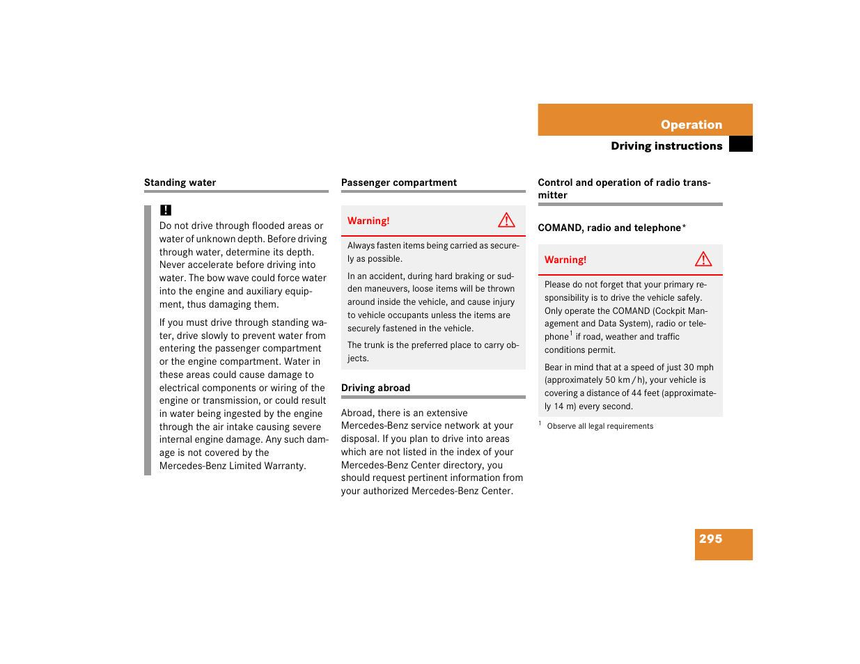 Mercedes-Benz 2005 E 320 CDI User Manual | Page 297 / 506