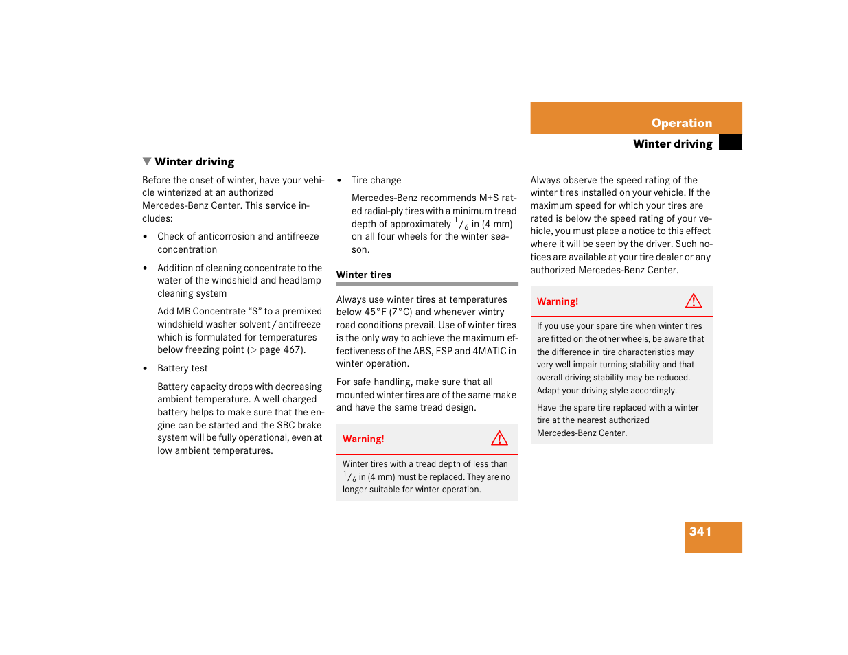 Mercedes-Benz 2005 E 320 CDI User Manual | Page 343 / 506