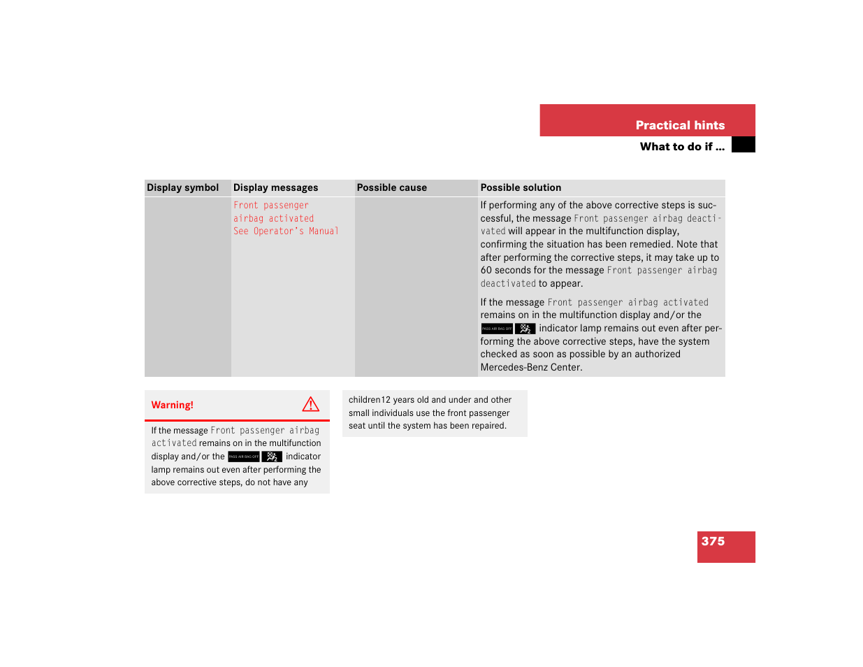 Mercedes-Benz 2005 E 320 CDI User Manual | Page 377 / 506