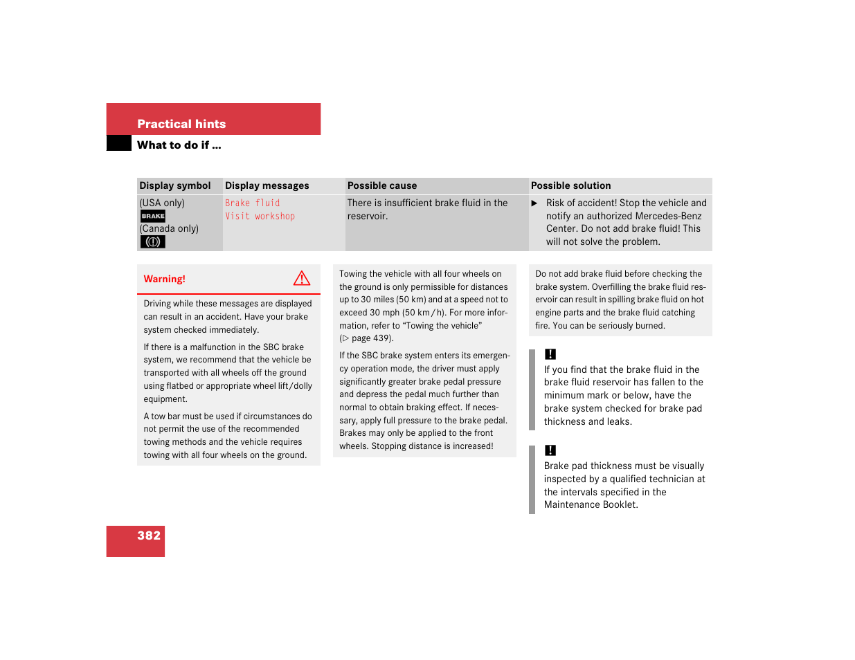 Mercedes-Benz 2005 E 320 CDI User Manual | Page 384 / 506
