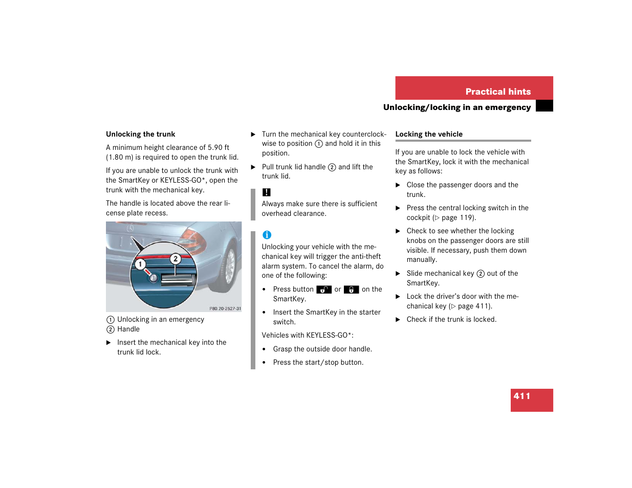 Mercedes-Benz 2005 E 320 CDI User Manual | Page 413 / 506