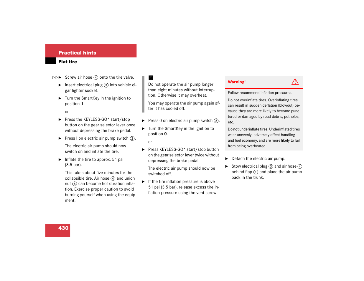 Mercedes-Benz 2005 E 320 CDI User Manual | Page 432 / 506