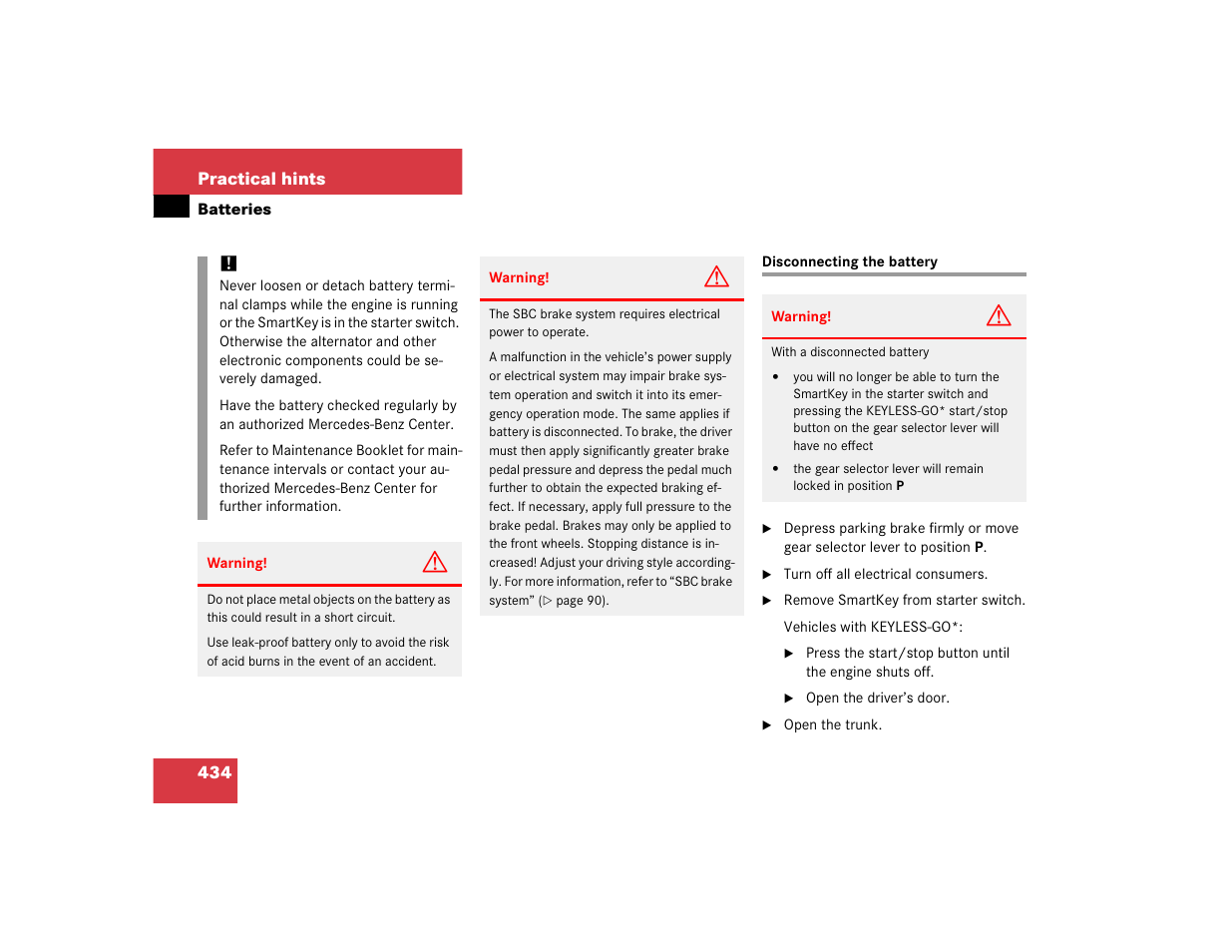 Mercedes-Benz 2005 E 320 CDI User Manual | Page 436 / 506