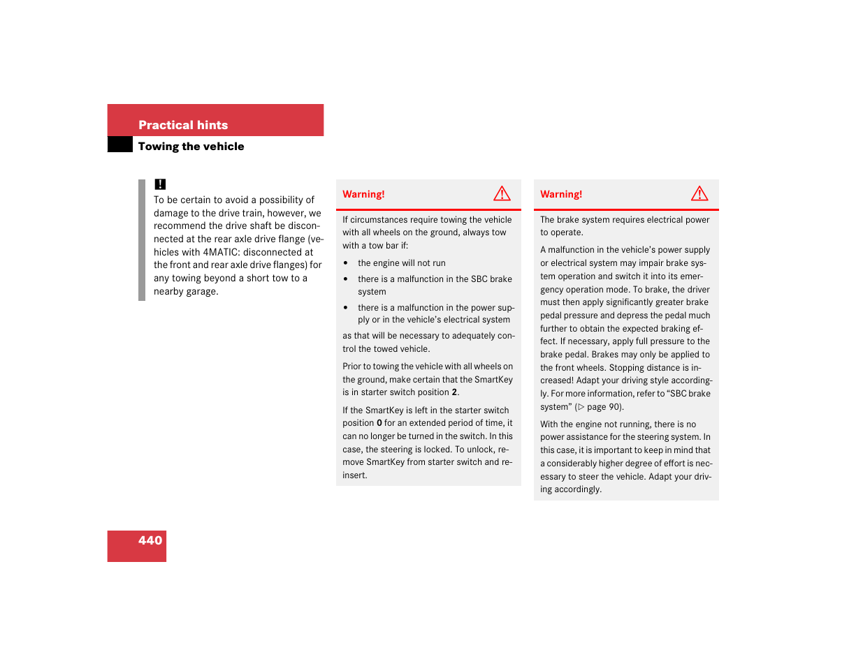 Mercedes-Benz 2005 E 320 CDI User Manual | Page 442 / 506