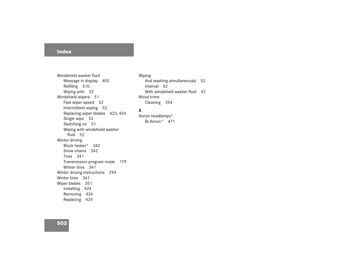 Mercedes-Benz 2005 E 320 CDI User Manual | Page 504 / 506