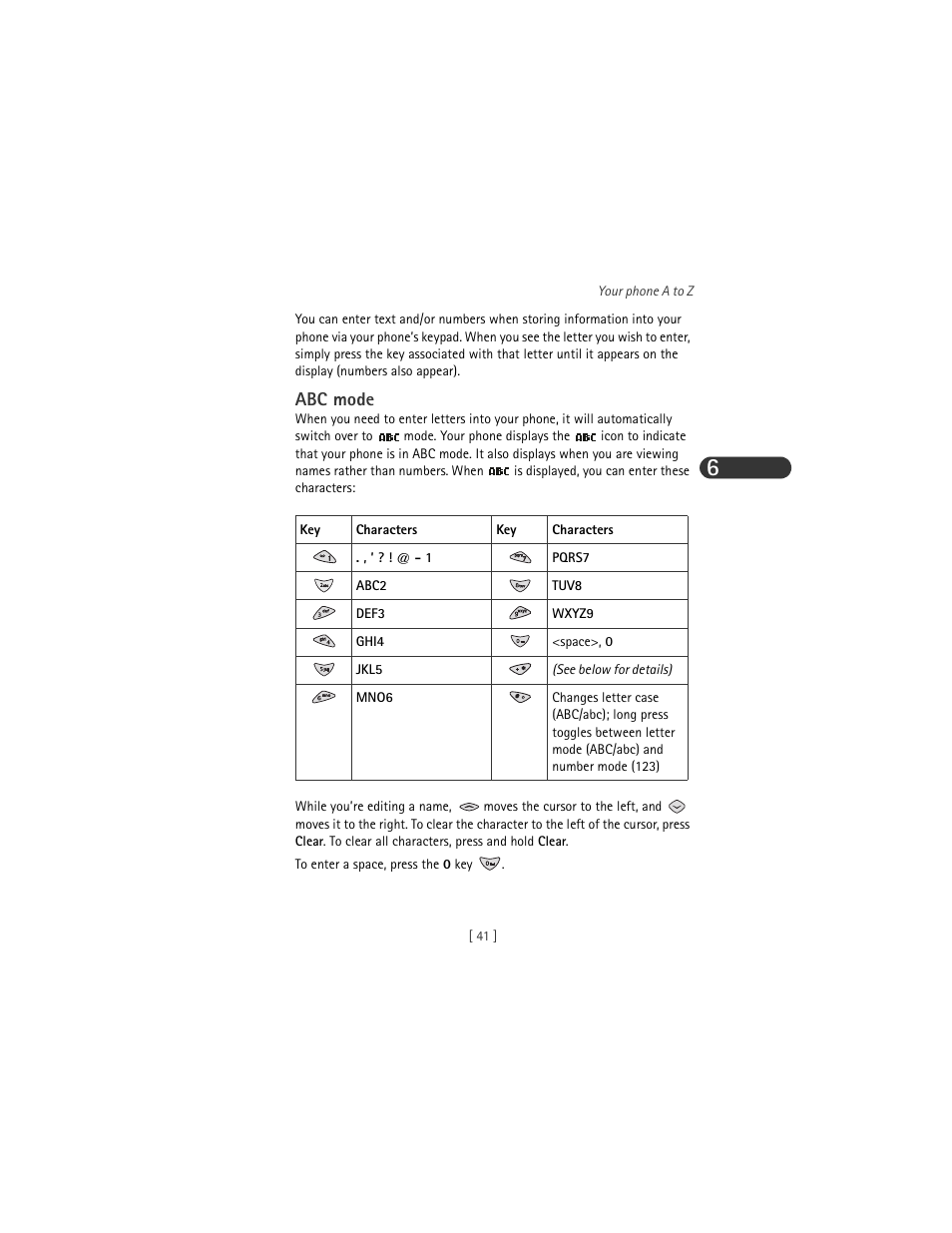 Abc mode | Nokia 3285 User Manual | Page 49 / 141