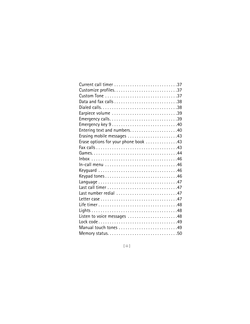 Nokia 3285 User Manual | Page 5 / 141