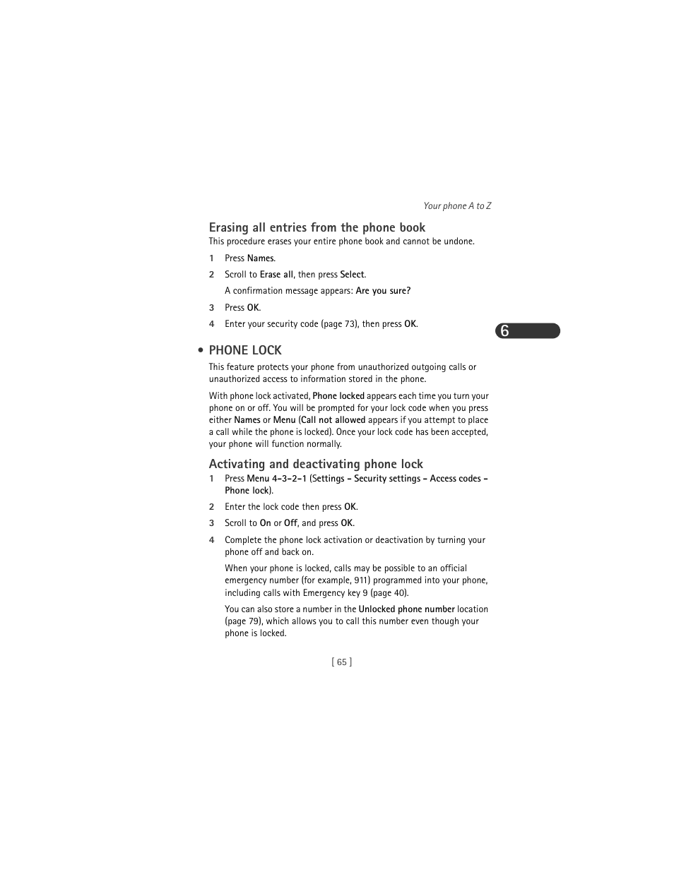 Nokia 3285 User Manual | Page 73 / 141