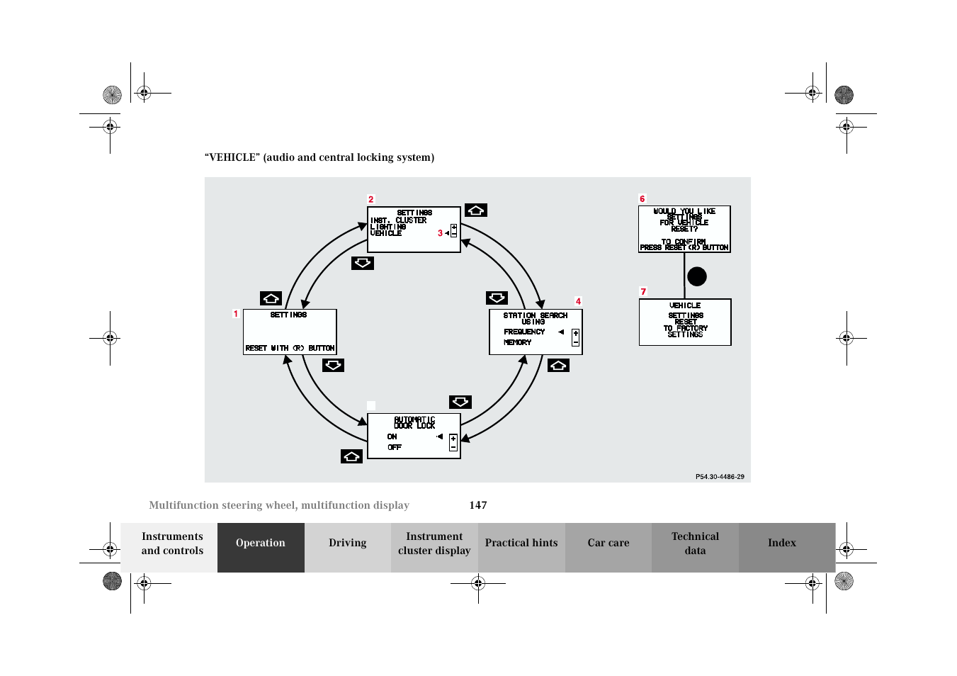Individual settings:"vehicle | Mercedes-Benz 2002 CL 600 User Manual | Page 150 / 430