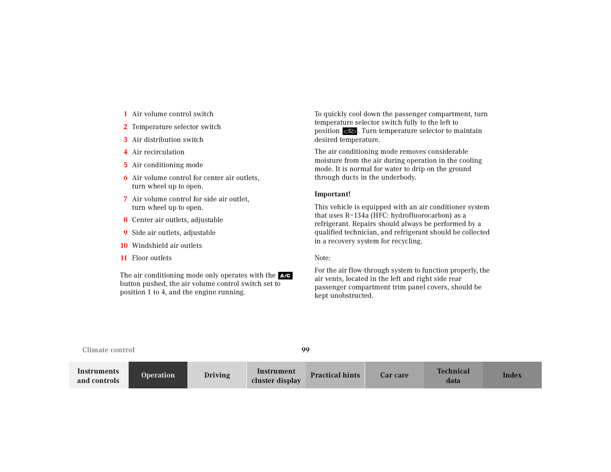 Mercedes-Benz 2001 ML 55 AMG User Manual | Page 102 / 317