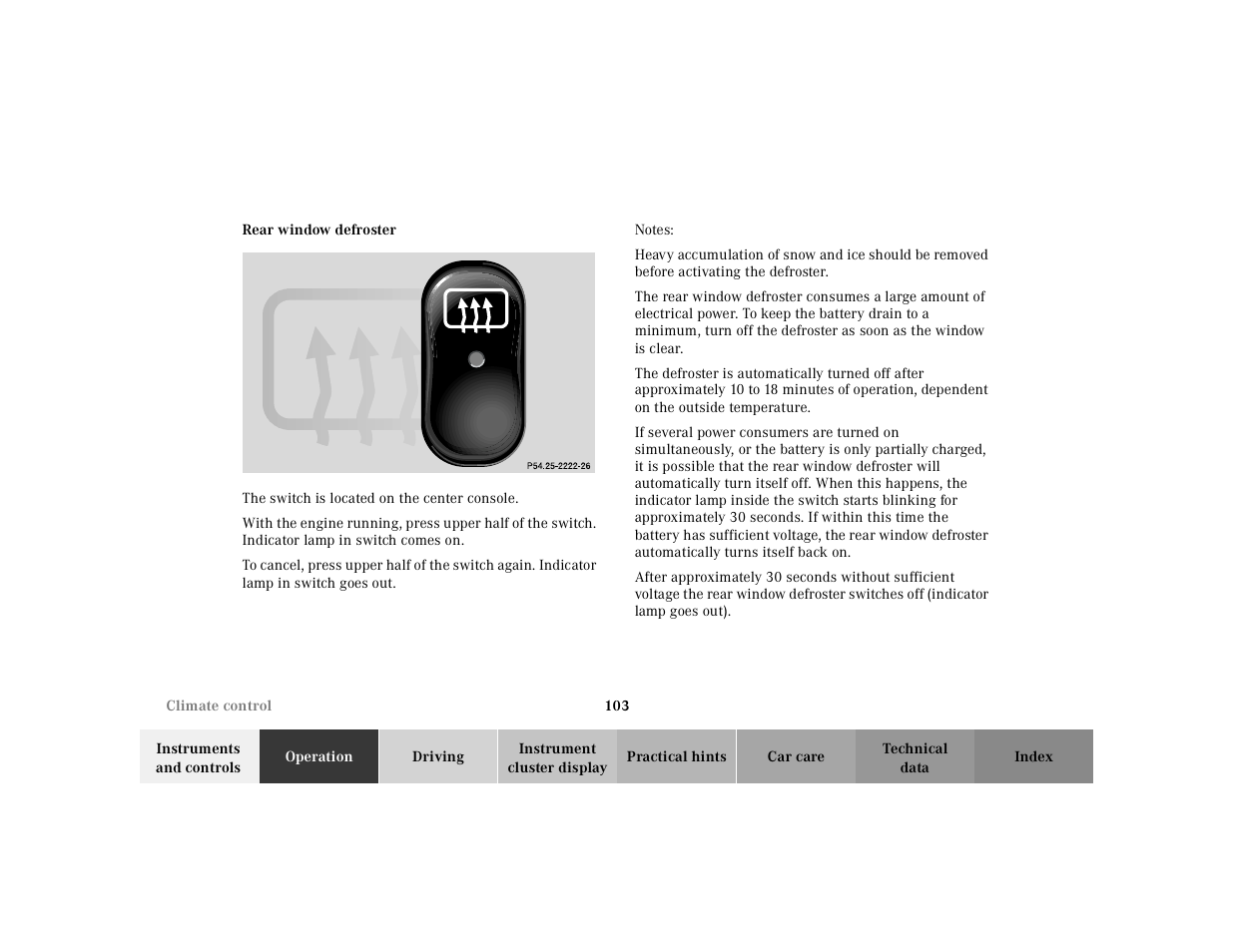 Mercedes-Benz 2001 ML 55 AMG User Manual | Page 106 / 317