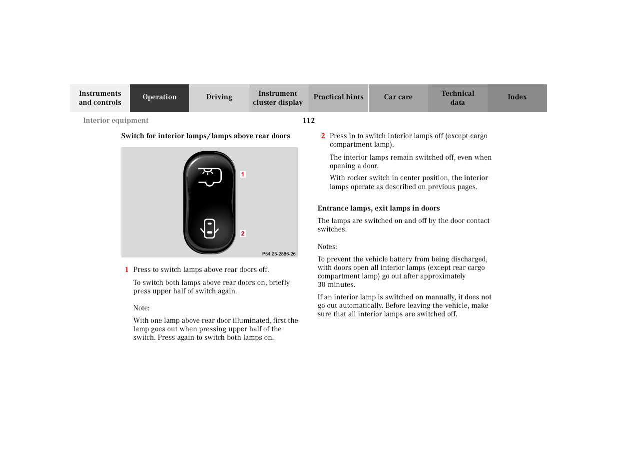 Mercedes-Benz 2001 ML 55 AMG User Manual | Page 115 / 317