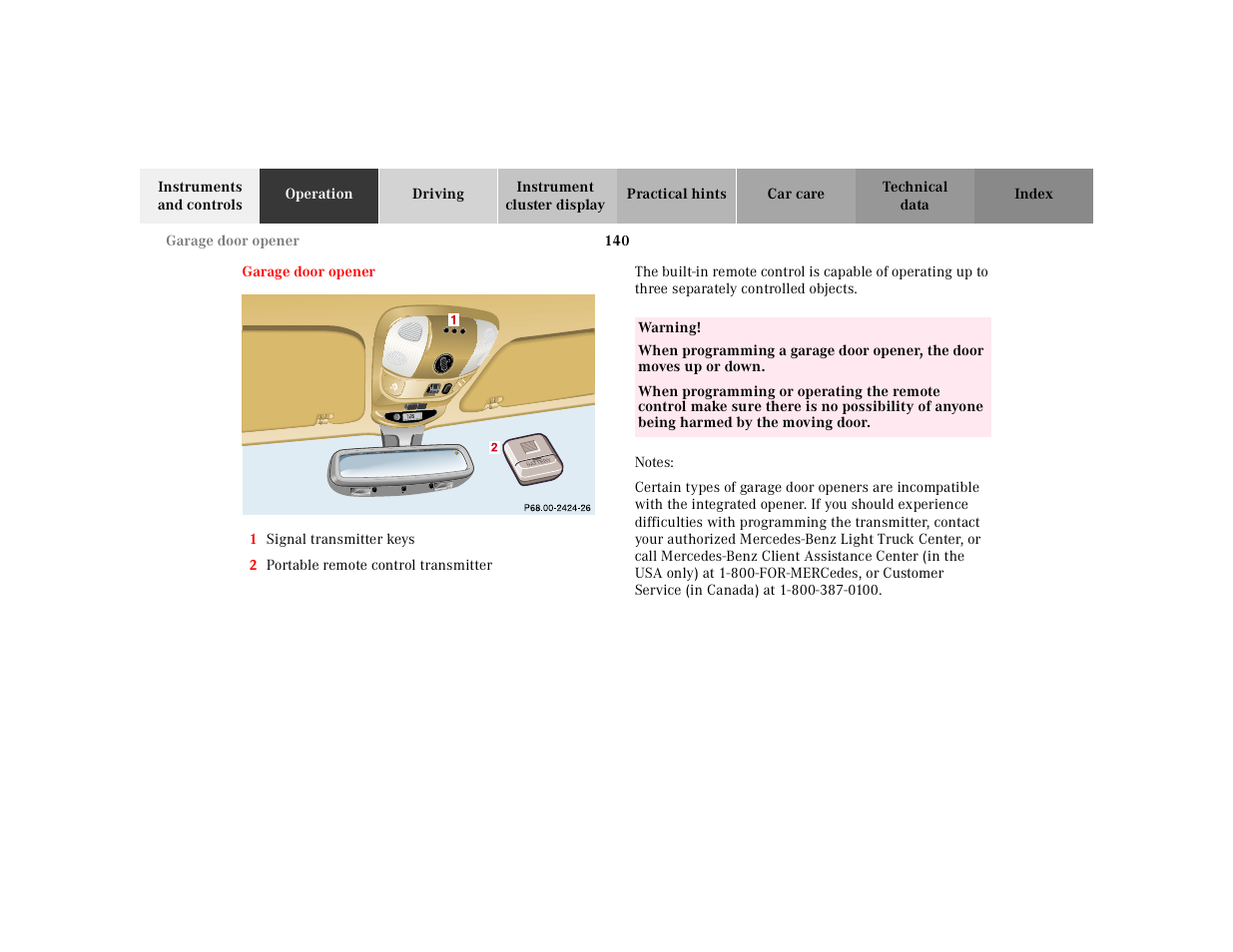 Mercedes-Benz 2001 ML 55 AMG User Manual | Page 143 / 317