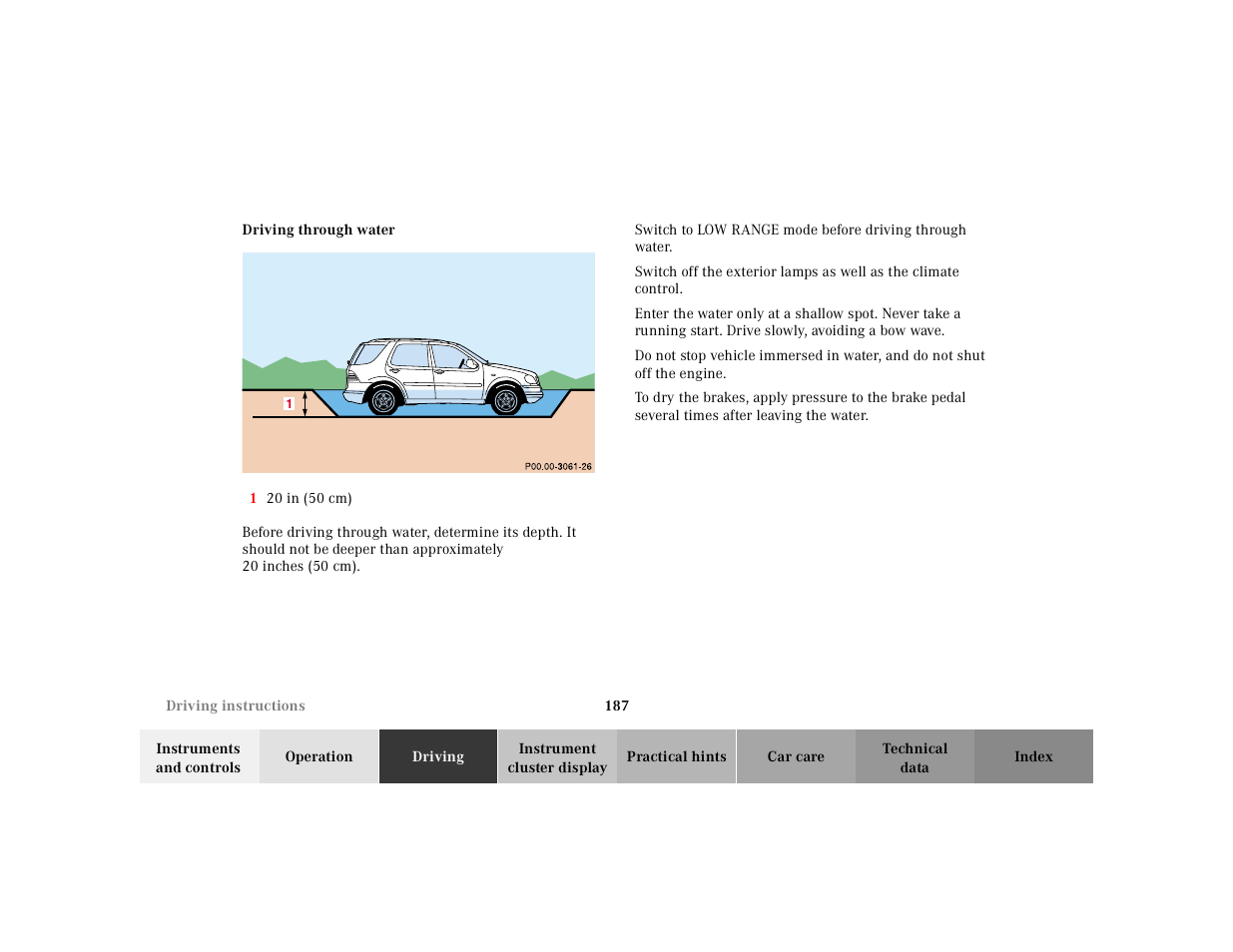 Mercedes-Benz 2001 ML 55 AMG User Manual | Page 190 / 317