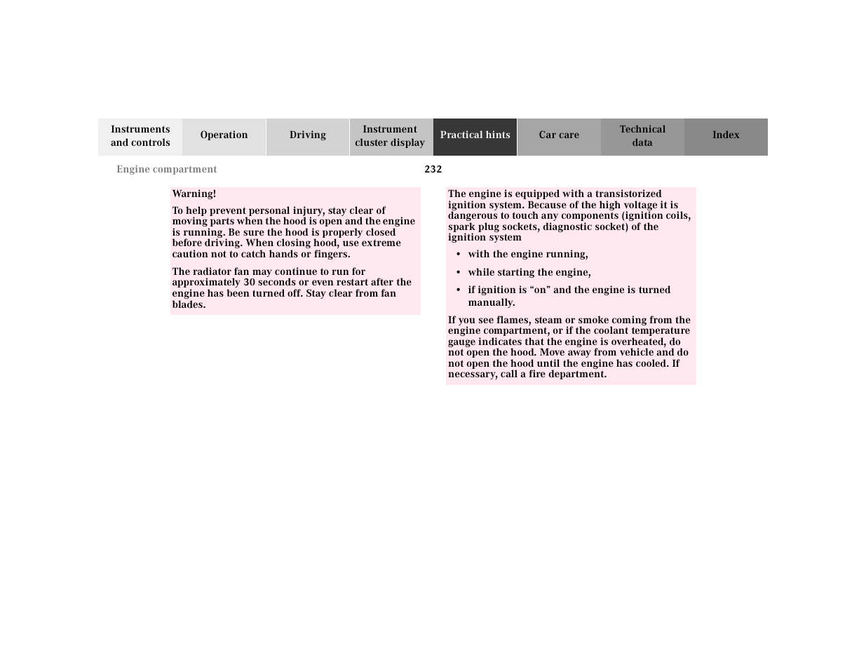 Mercedes-Benz 2001 ML 55 AMG User Manual | Page 235 / 317