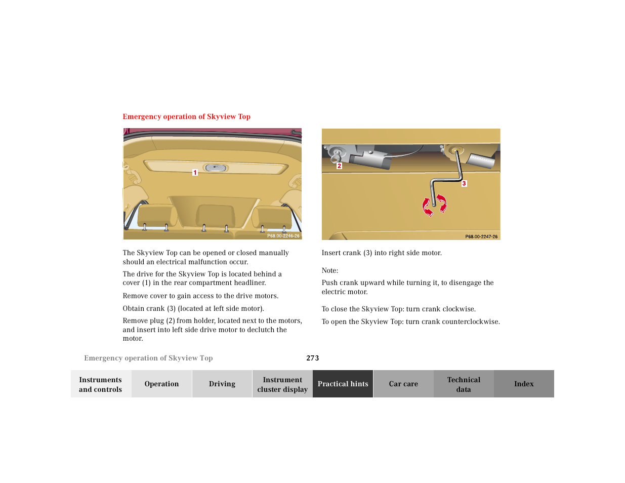 Mercedes-Benz 2001 ML 55 AMG User Manual | Page 276 / 317