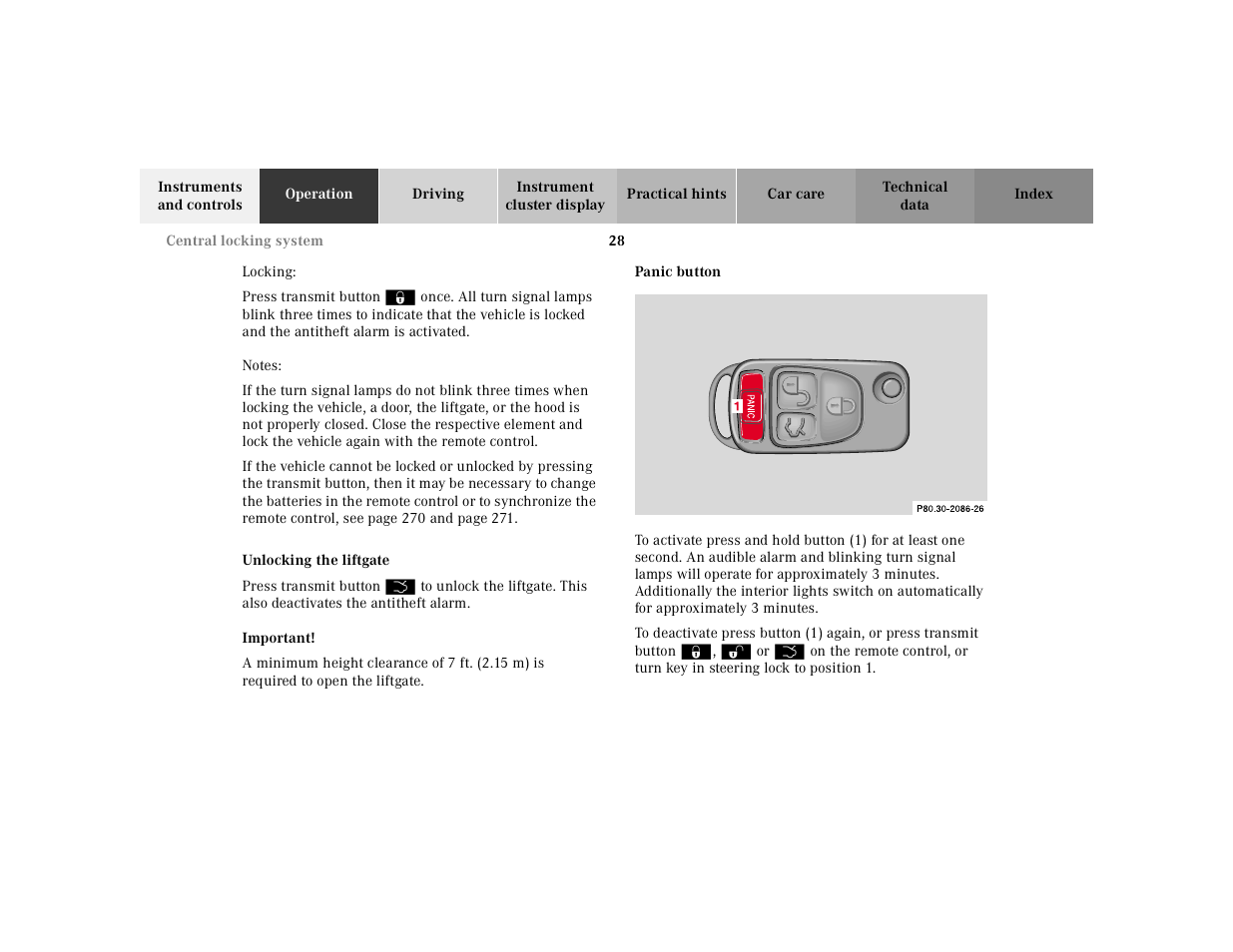 Mercedes-Benz 2001 ML 55 AMG User Manual | Page 31 / 317