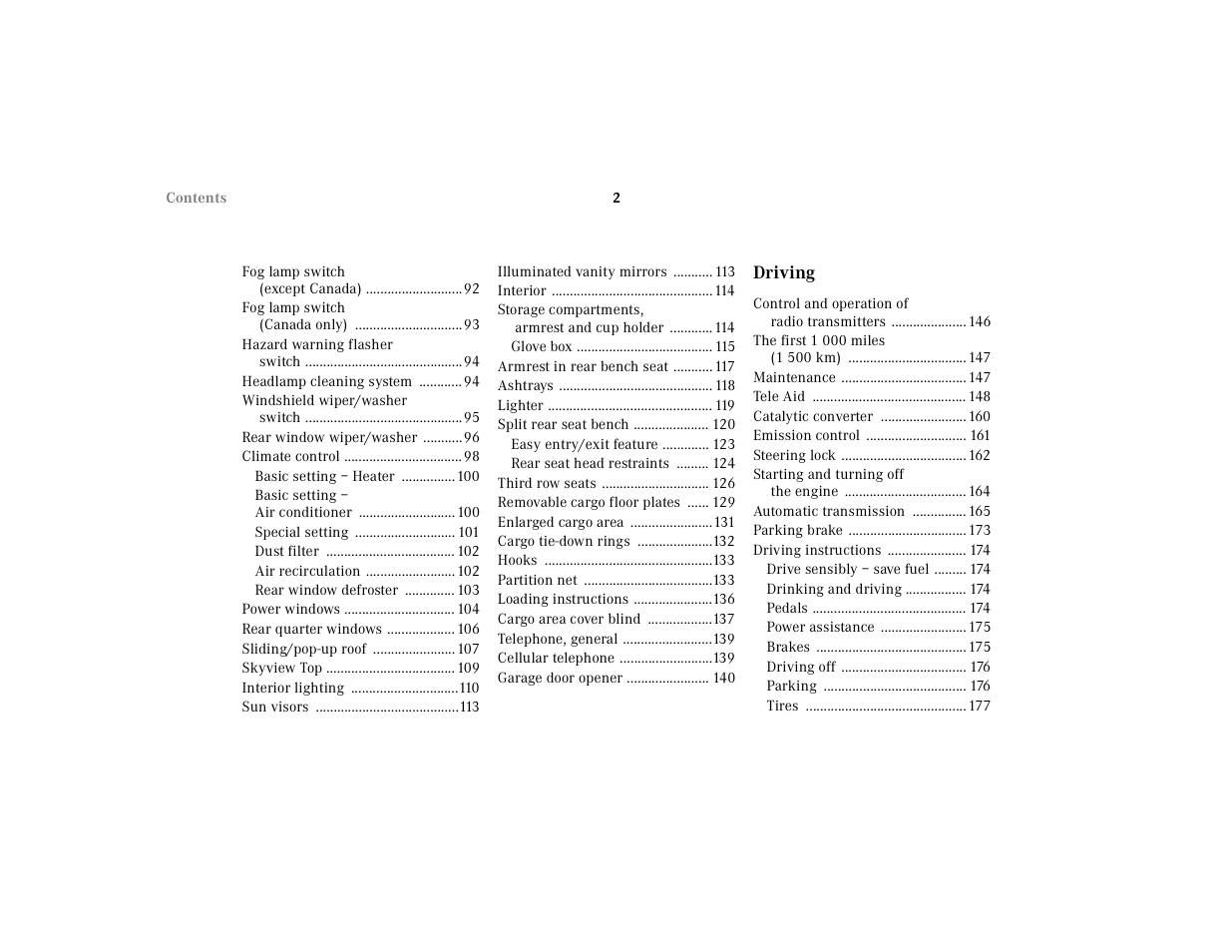 Mercedes-Benz 2001 ML 55 AMG User Manual | Page 5 / 317