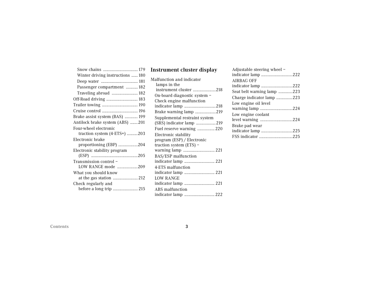 Mercedes-Benz 2001 ML 55 AMG User Manual | Page 6 / 317