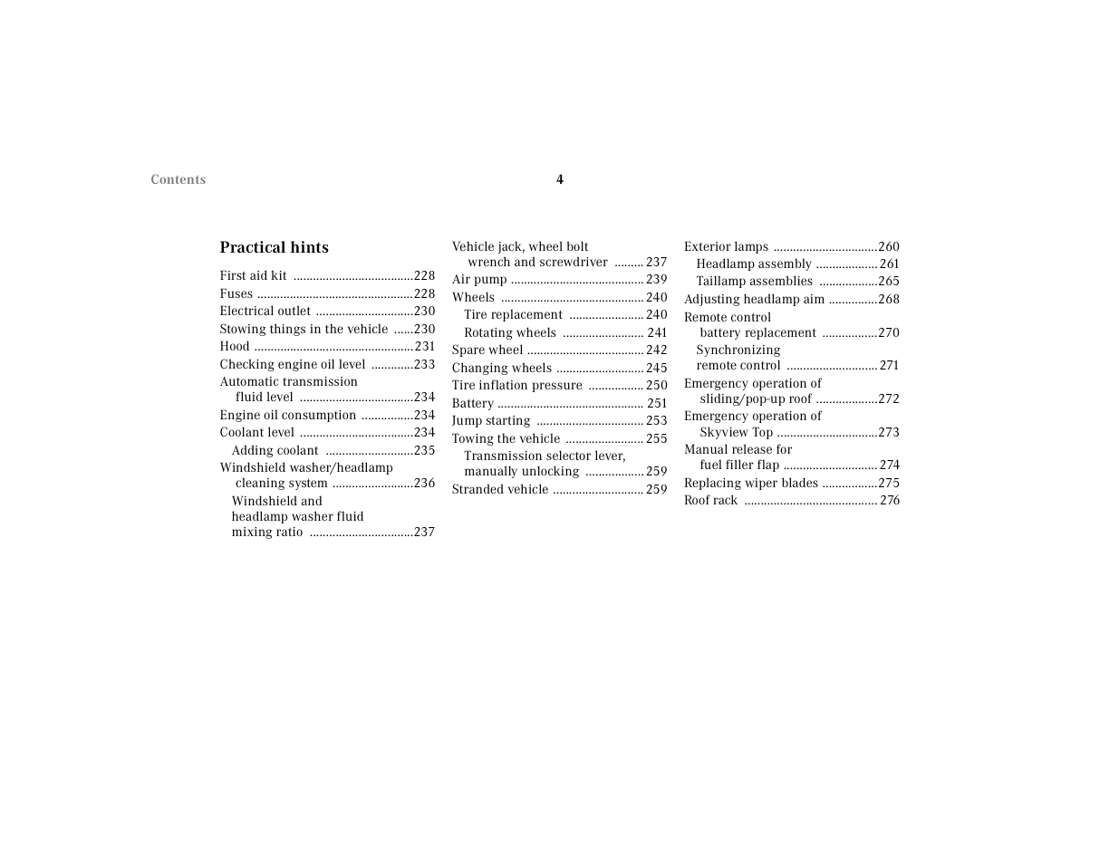 Mercedes-Benz 2001 ML 55 AMG User Manual | Page 7 / 317