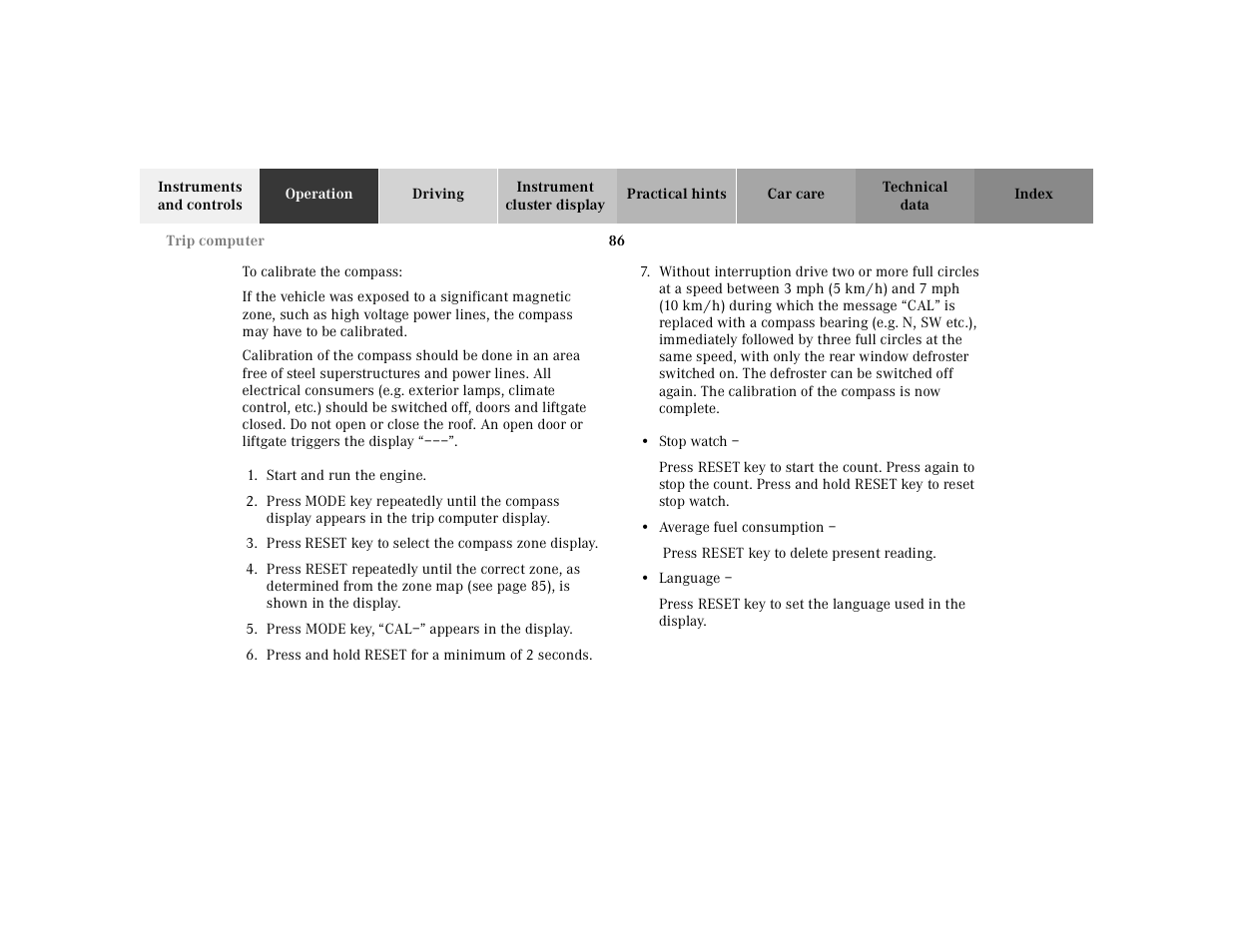 Mercedes-Benz 2001 ML 55 AMG User Manual | Page 89 / 317