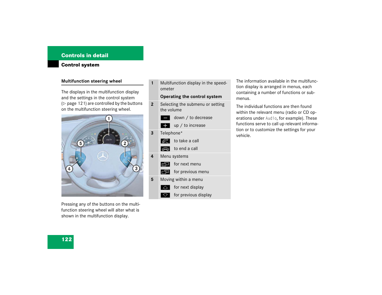 Mercedes-Benz 2003 E-Class User Manual | Page 122 / 399