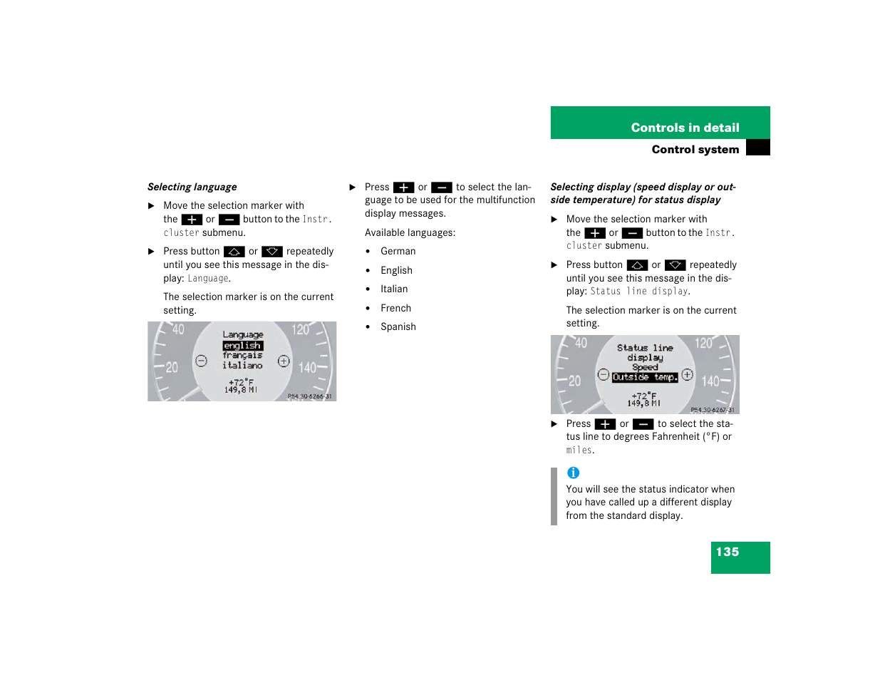 Mercedes-Benz 2003 E-Class User Manual | Page 135 / 399