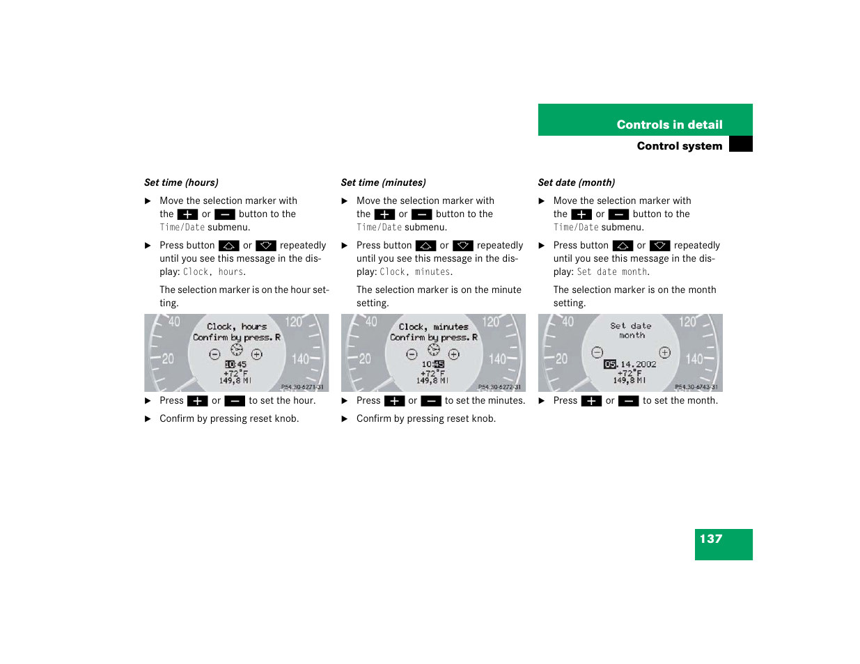 Mercedes-Benz 2003 E-Class User Manual | Page 137 / 399