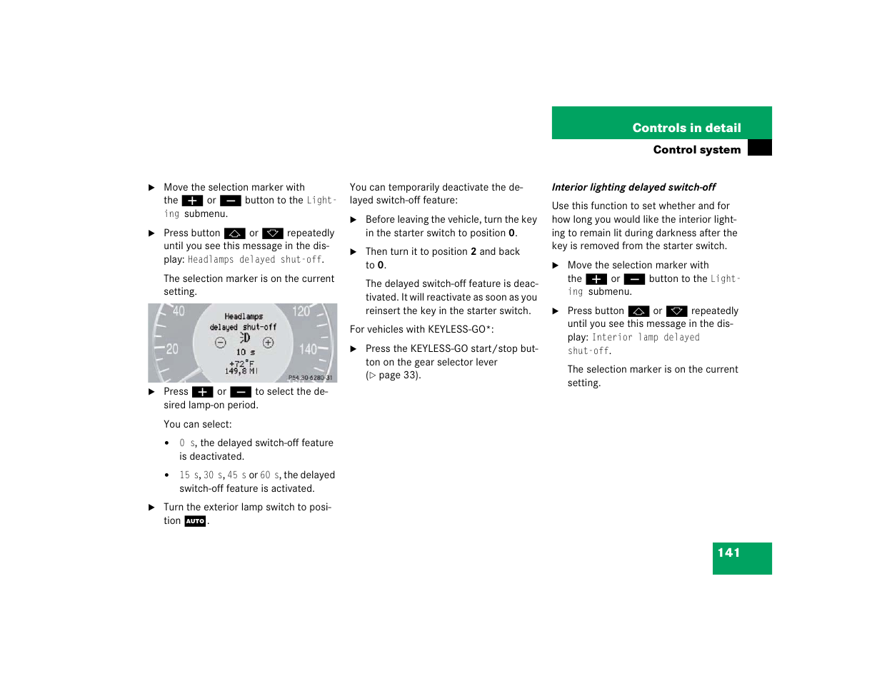 Mercedes-Benz 2003 E-Class User Manual | Page 141 / 399