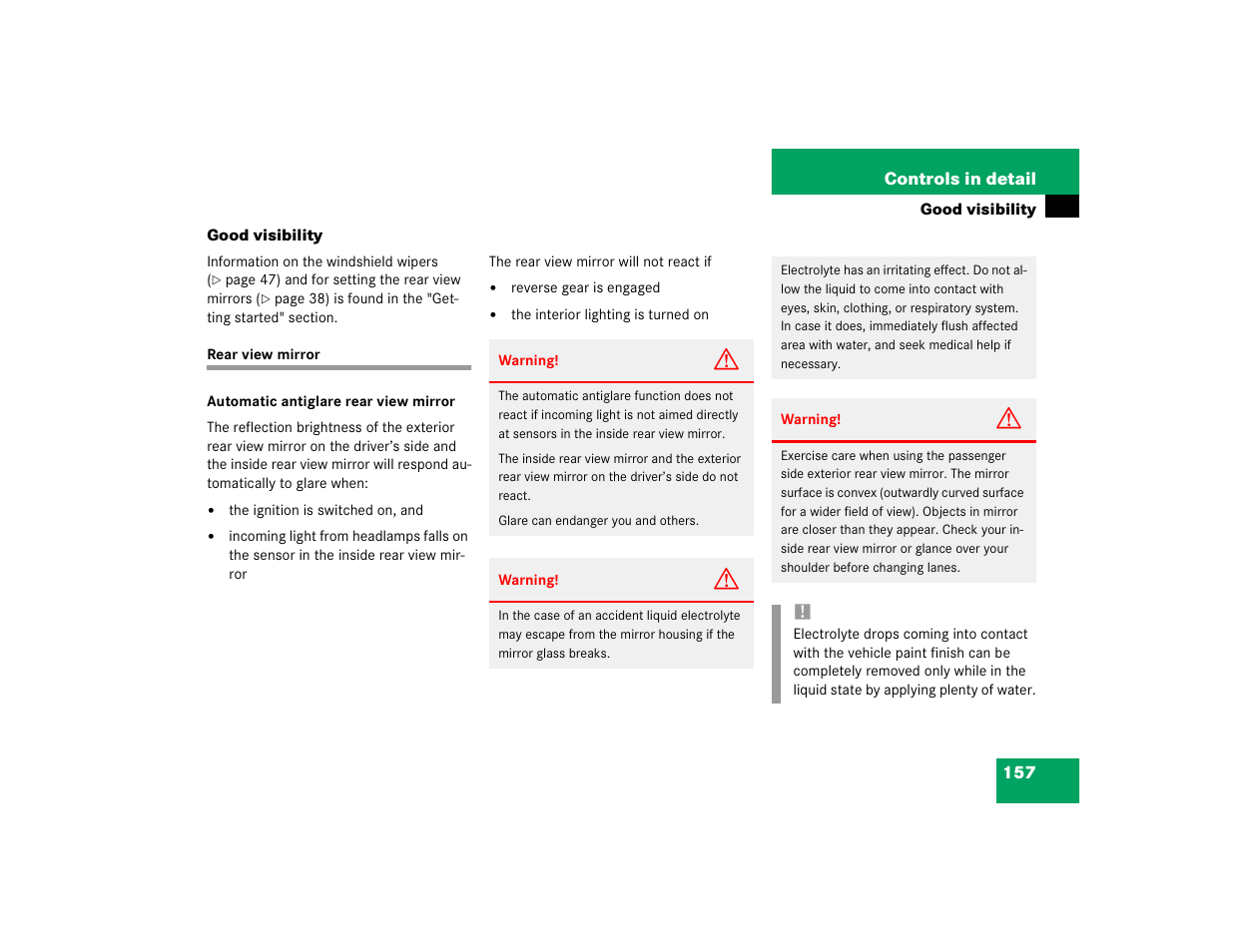 Mercedes-Benz 2003 E-Class User Manual | Page 157 / 399
