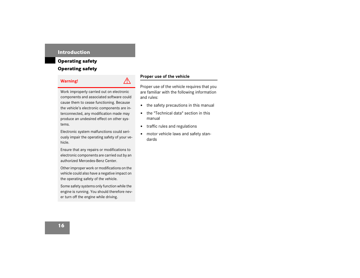 Mercedes-Benz 2003 E-Class User Manual | Page 16 / 399