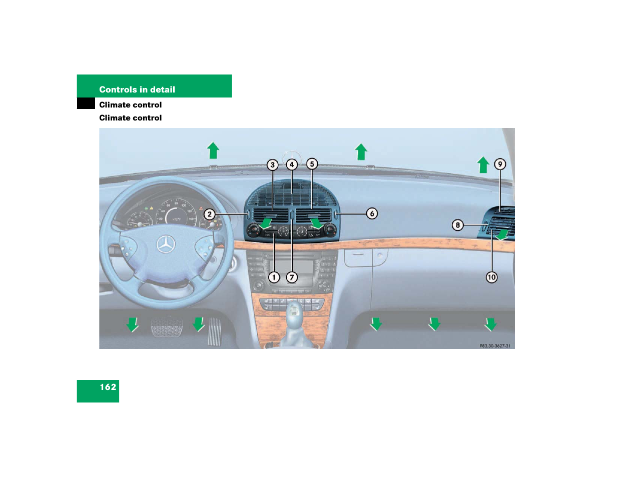 Mercedes-Benz 2003 E-Class User Manual | Page 162 / 399