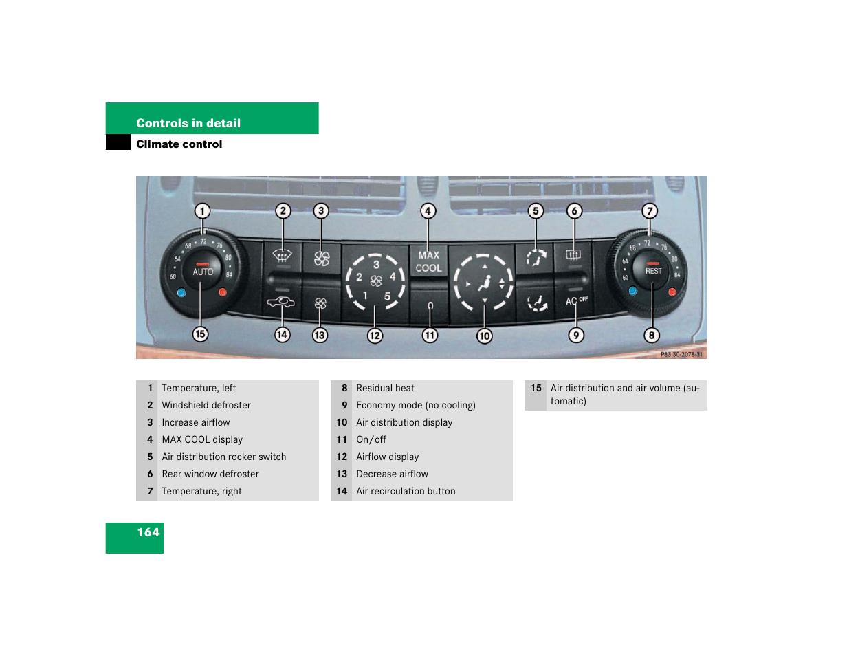 Mercedes-Benz 2003 E-Class User Manual | Page 164 / 399