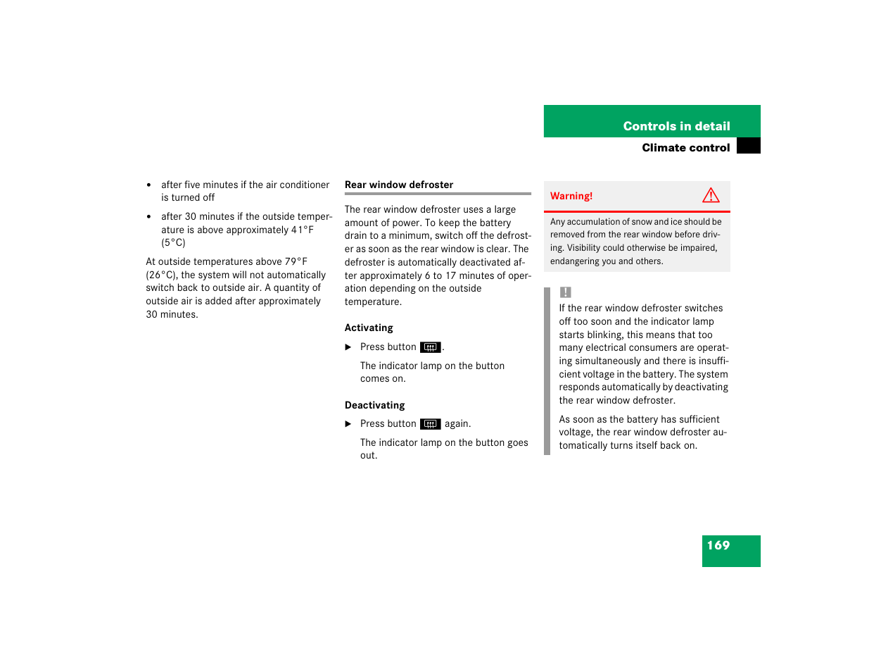 Mercedes-Benz 2003 E-Class User Manual | Page 169 / 399