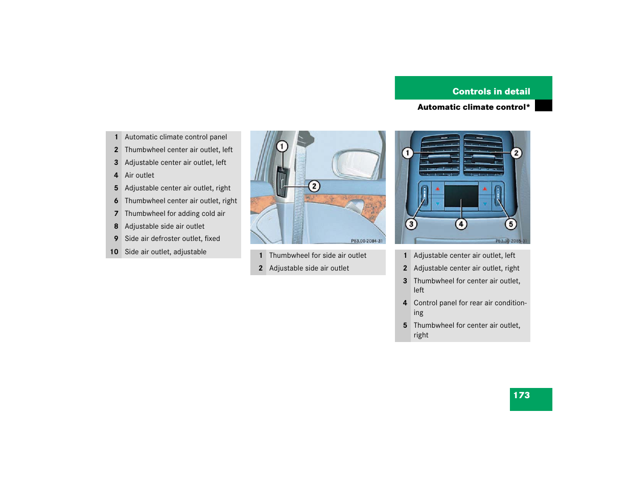 Mercedes-Benz 2003 E-Class User Manual | Page 173 / 399