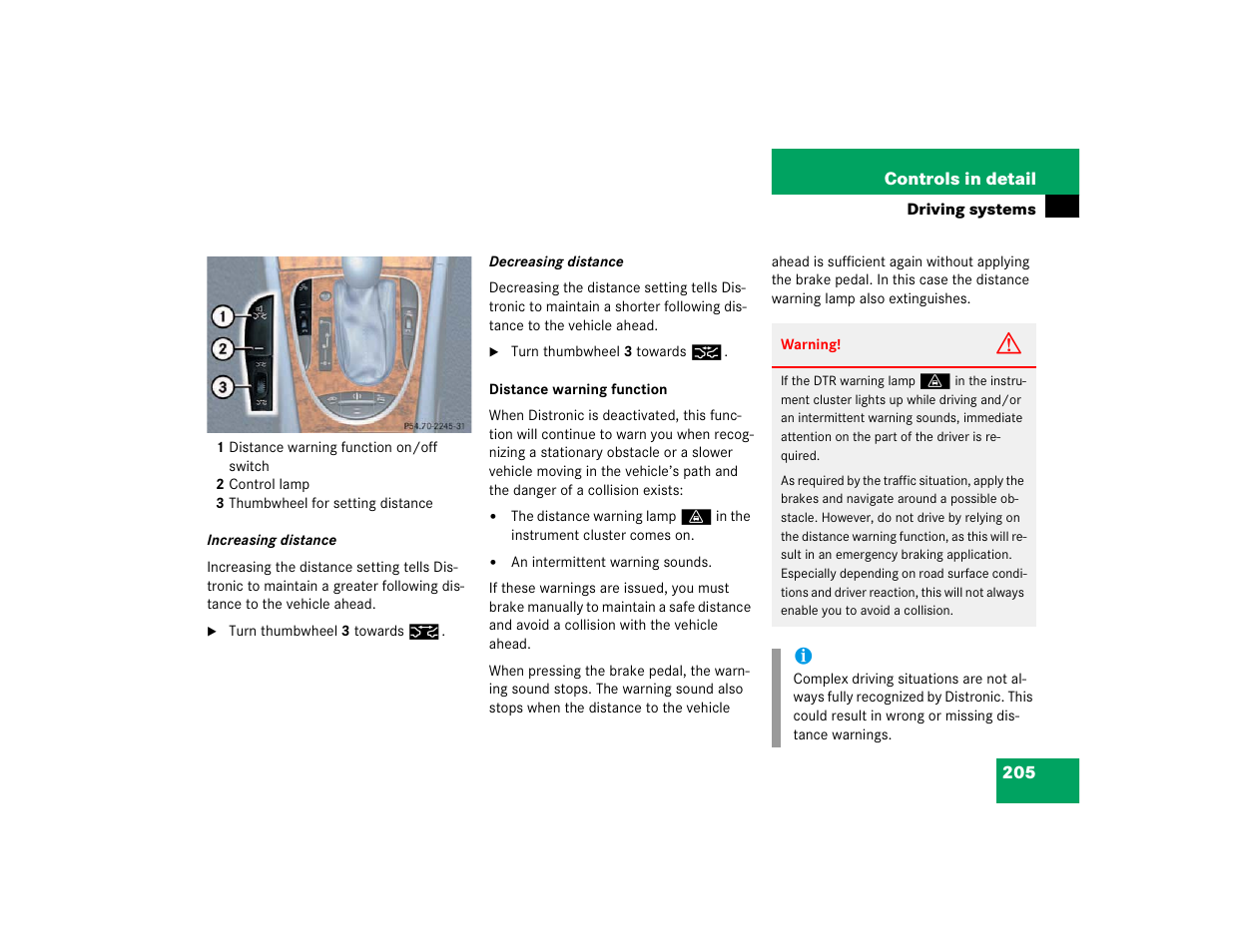 Mercedes-Benz 2003 E-Class User Manual | Page 205 / 399