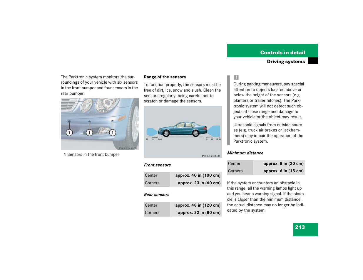 Mercedes-Benz 2003 E-Class User Manual | Page 213 / 399