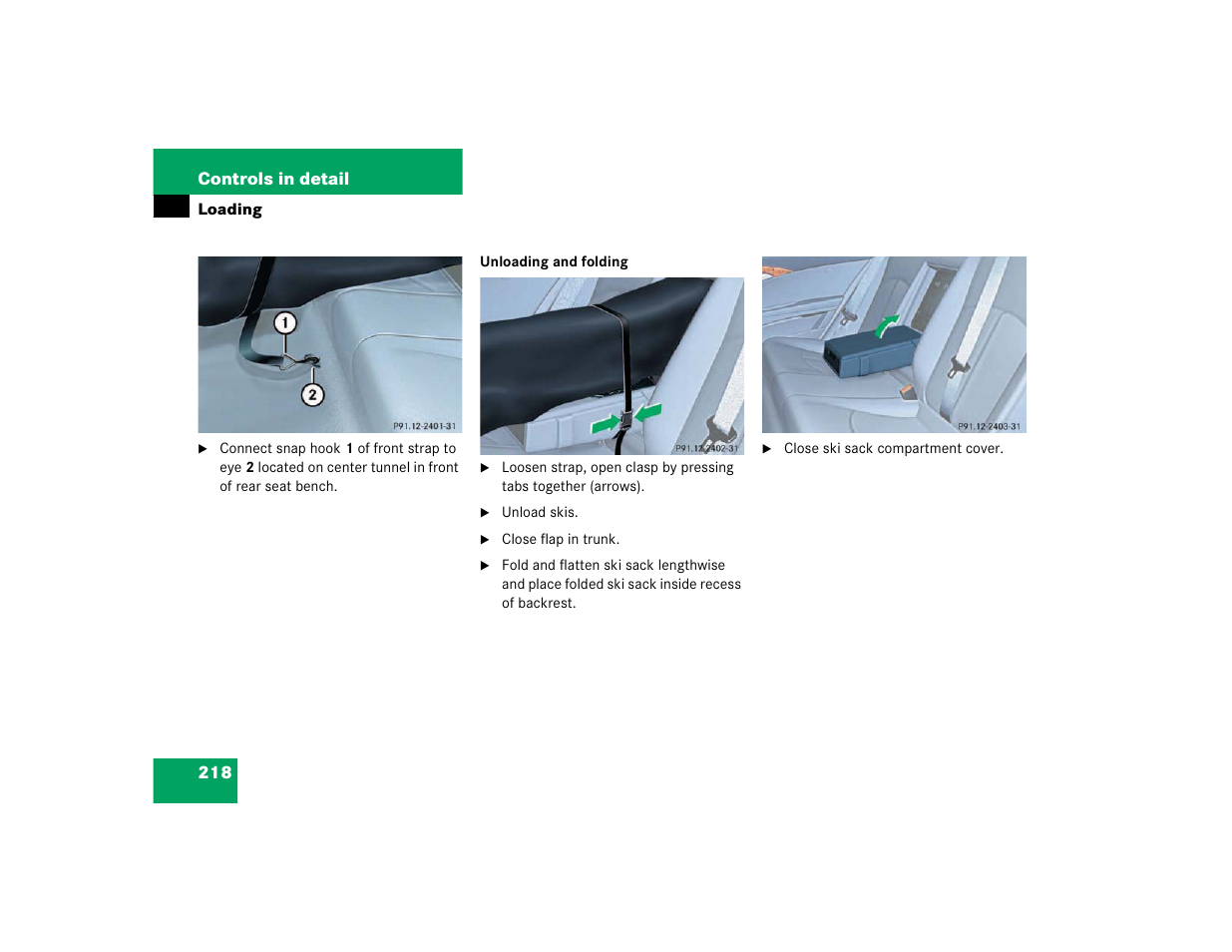 Mercedes-Benz 2003 E-Class User Manual | Page 218 / 399
