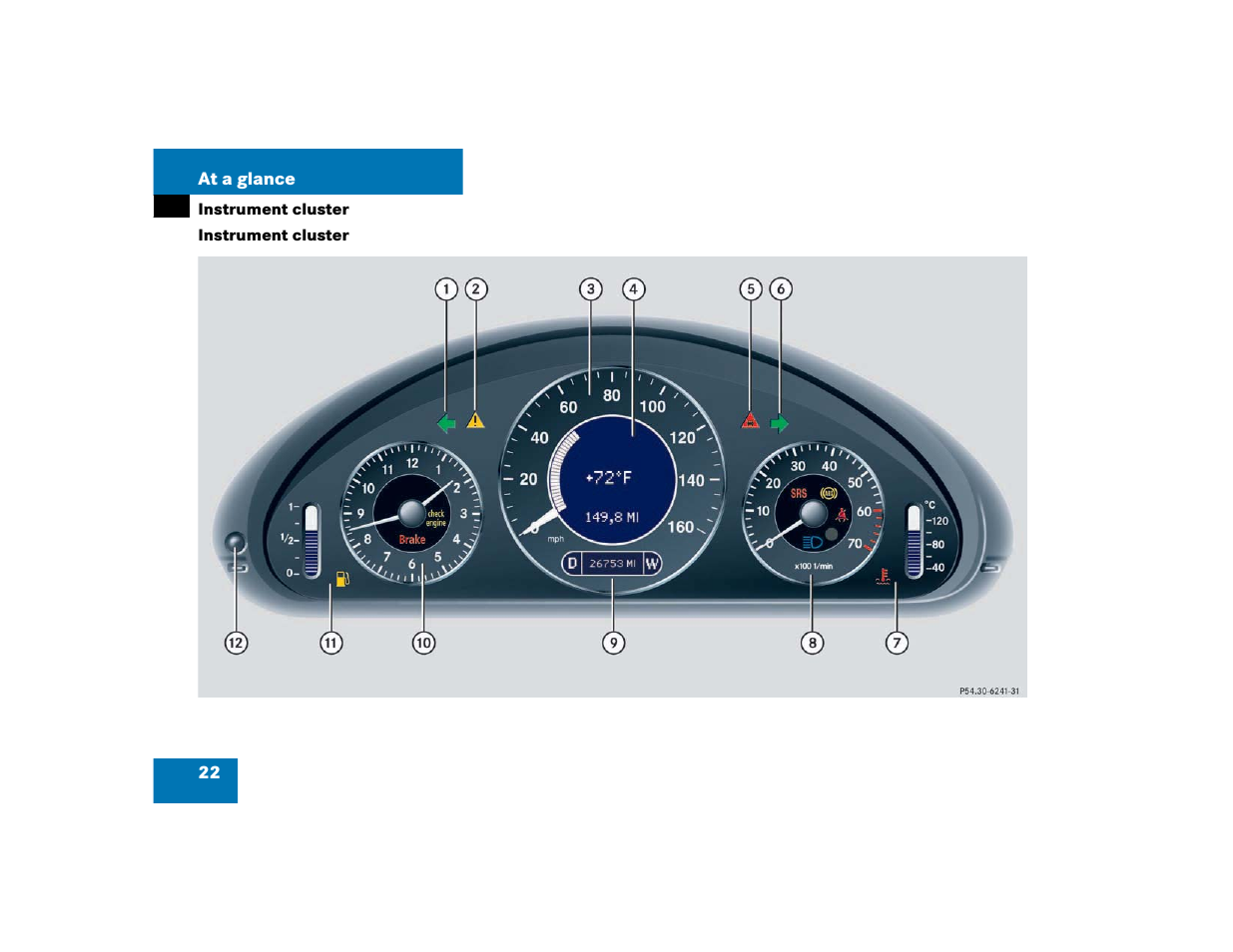Mercedes-Benz 2003 E-Class User Manual | Page 22 / 399