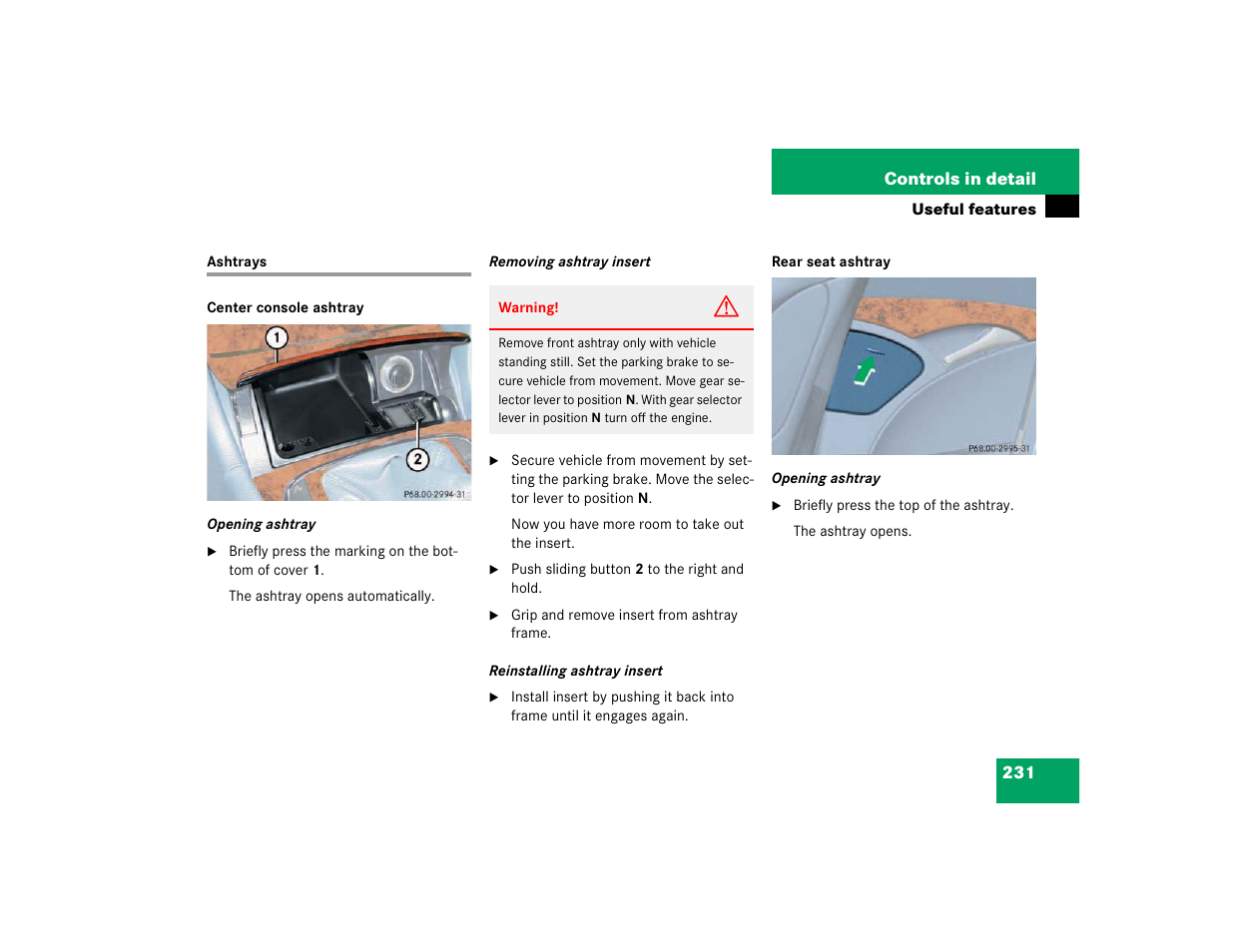 Mercedes-Benz 2003 E-Class User Manual | Page 231 / 399