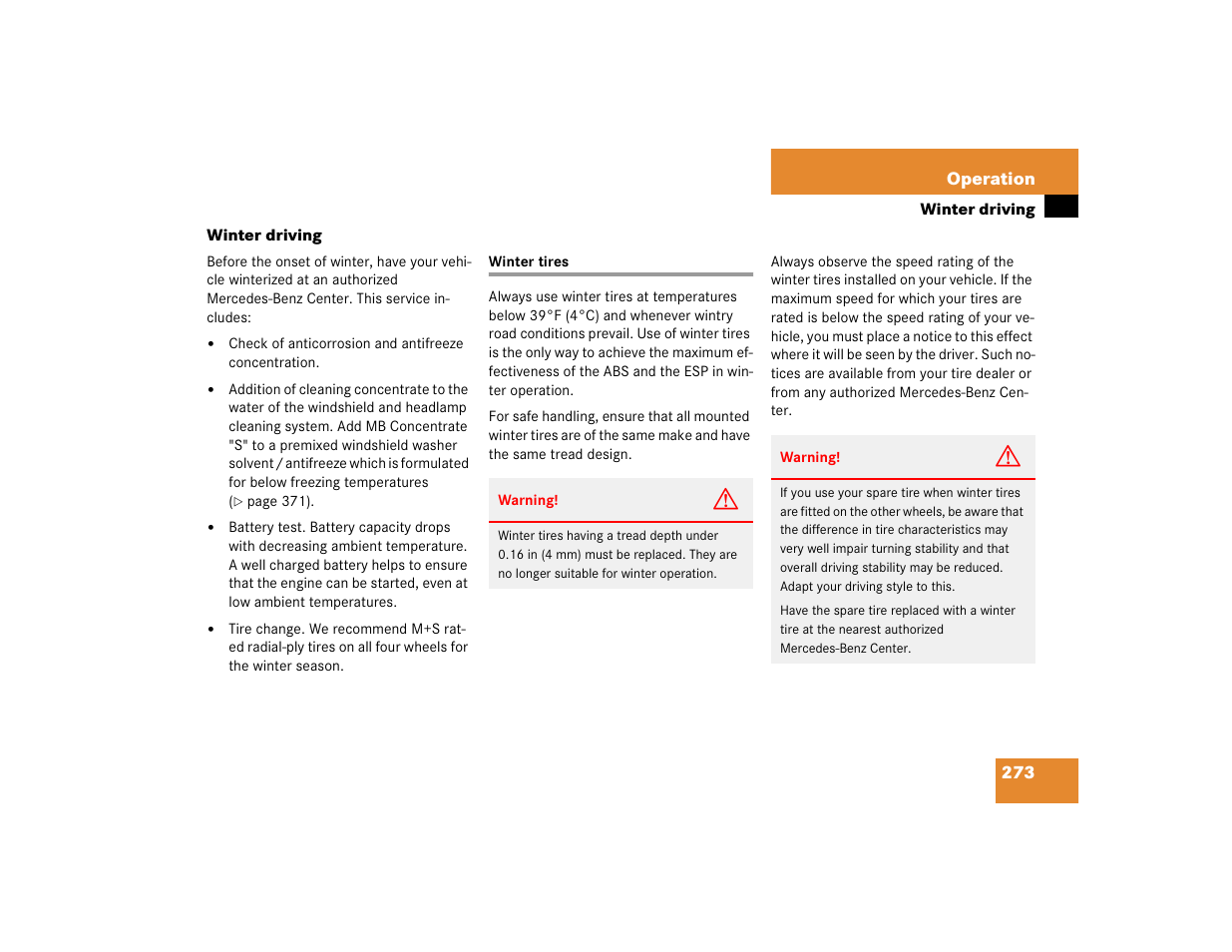 Mercedes-Benz 2003 E-Class User Manual | Page 273 / 399