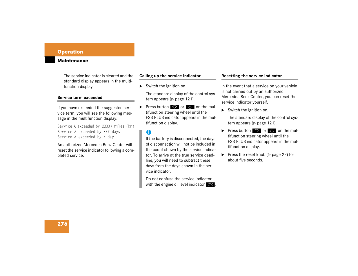 Mercedes-Benz 2003 E-Class User Manual | Page 276 / 399