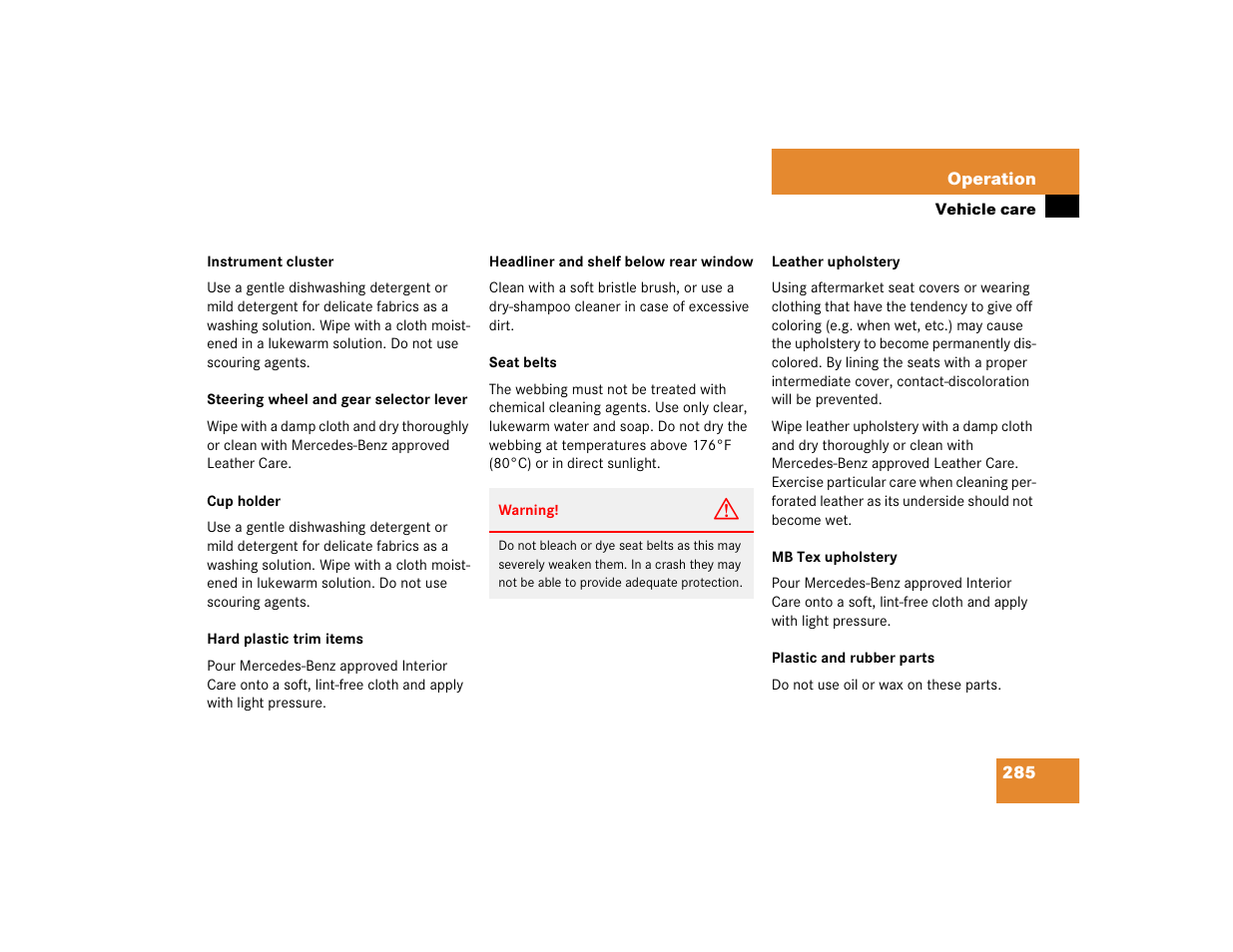 Mercedes-Benz 2003 E-Class User Manual | Page 285 / 399