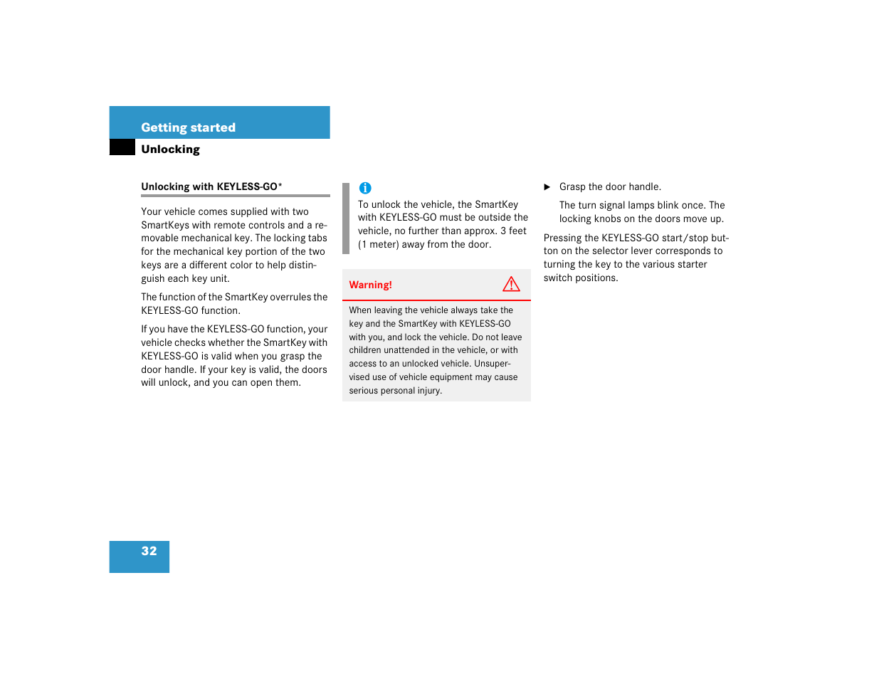 Mercedes-Benz 2003 E-Class User Manual | Page 32 / 399