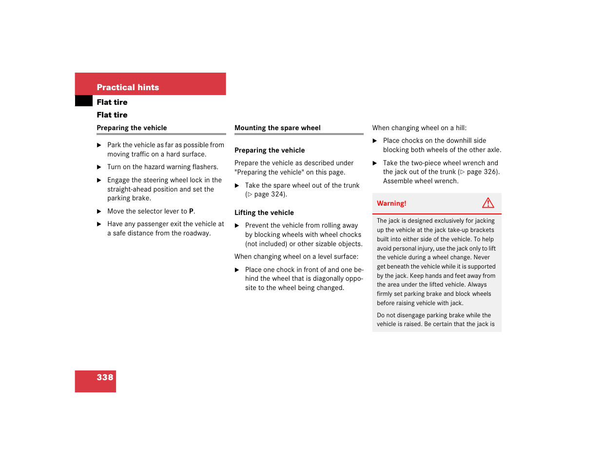 Mercedes-Benz 2003 E-Class User Manual | Page 338 / 399